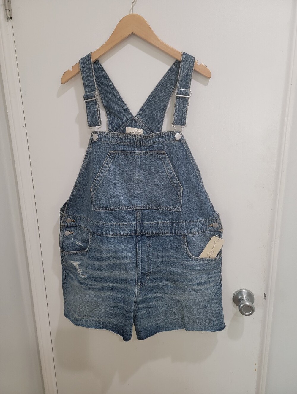 Women's Denim Shortalls - Universal Thread